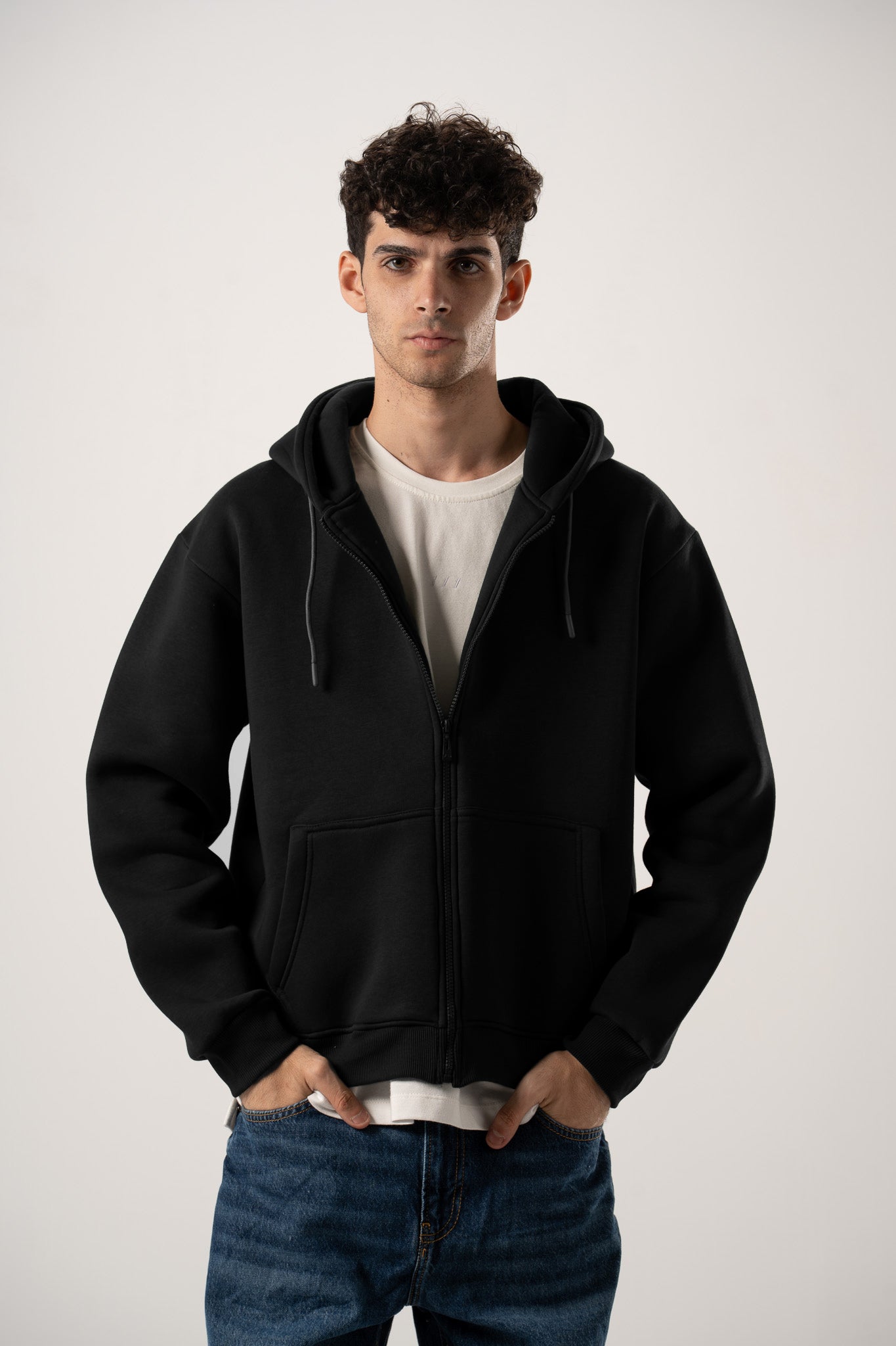 Basic Zip-Up Hoodie