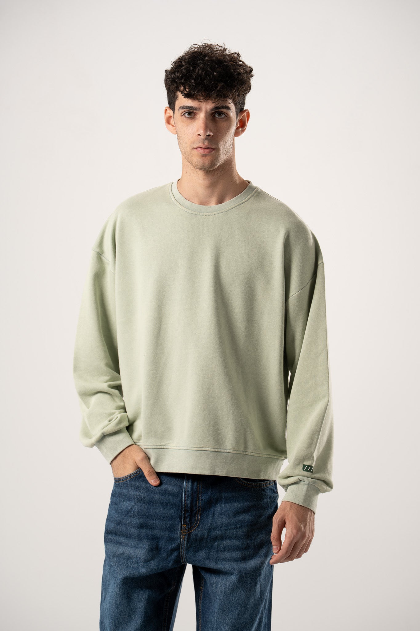 Washed Crewneck Sweatshirt
