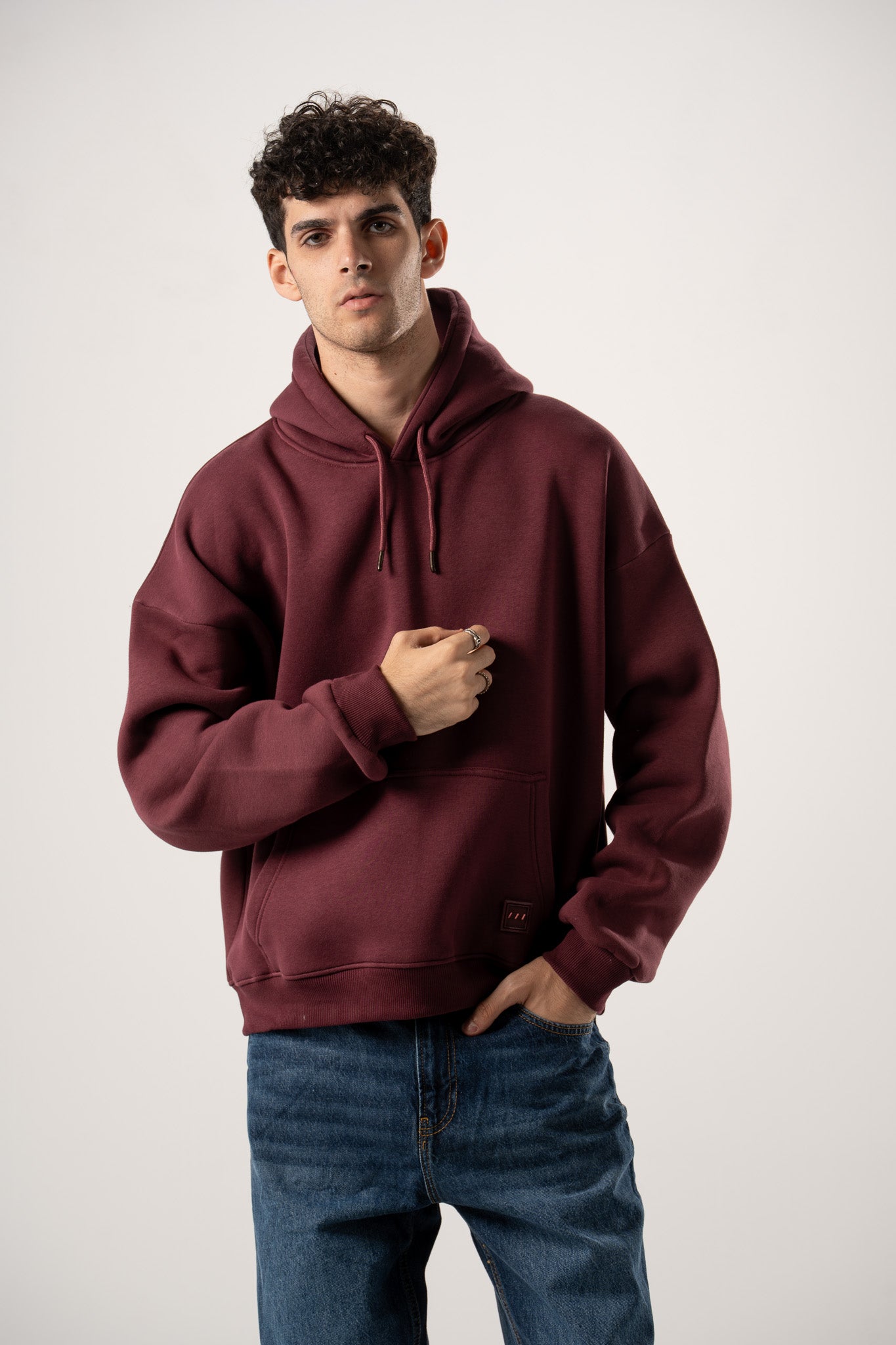 Basic Boxy Fit Hoodie