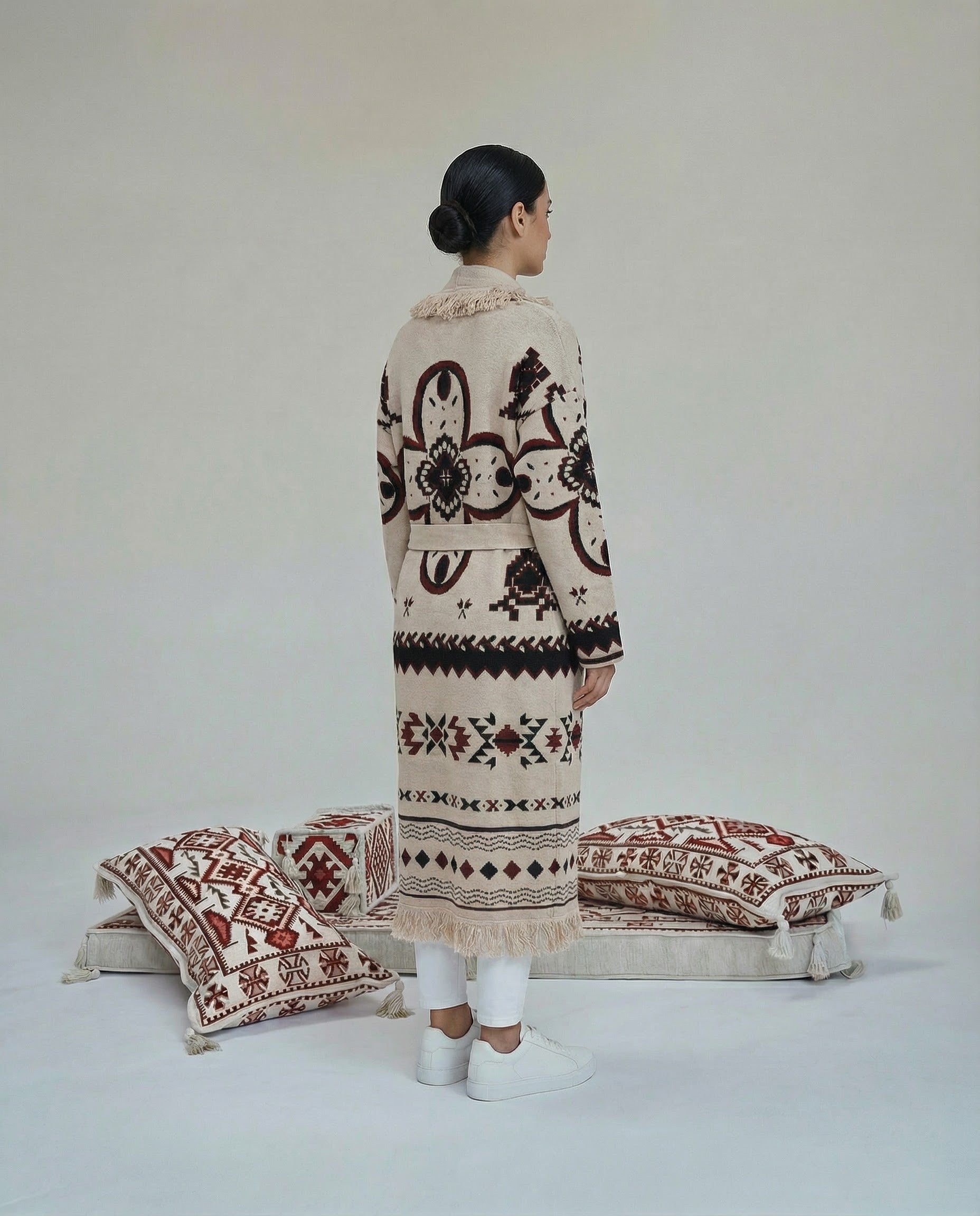 Jacquard Cardigan