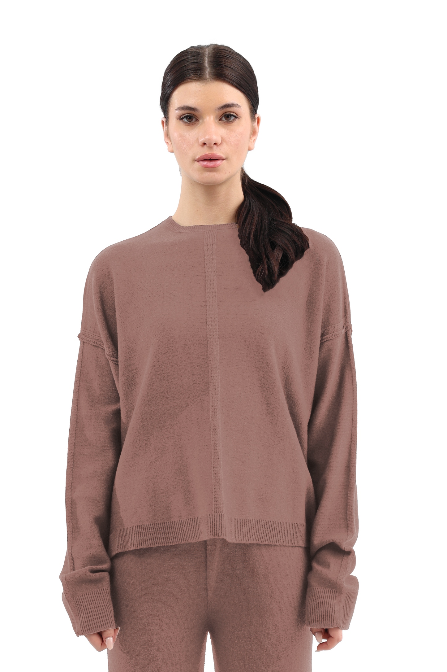 Round neck pullover