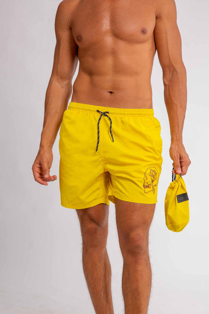 Men swim short