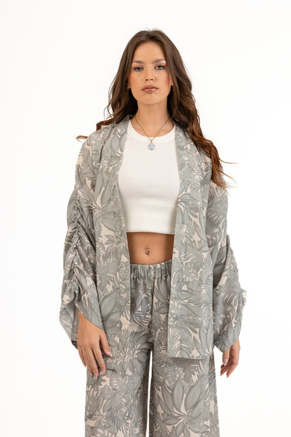 Allover printed Kimono