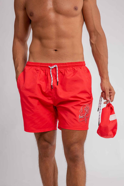 Men swim short