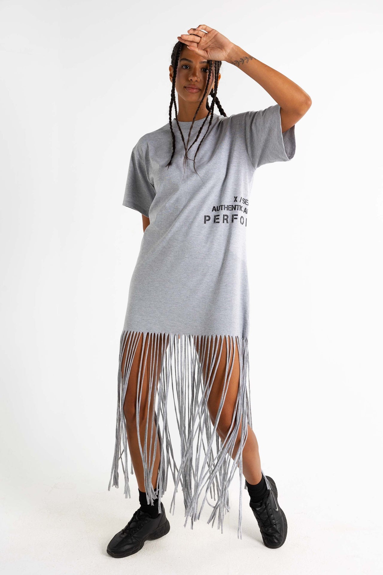 Long HS fringe t-shirt