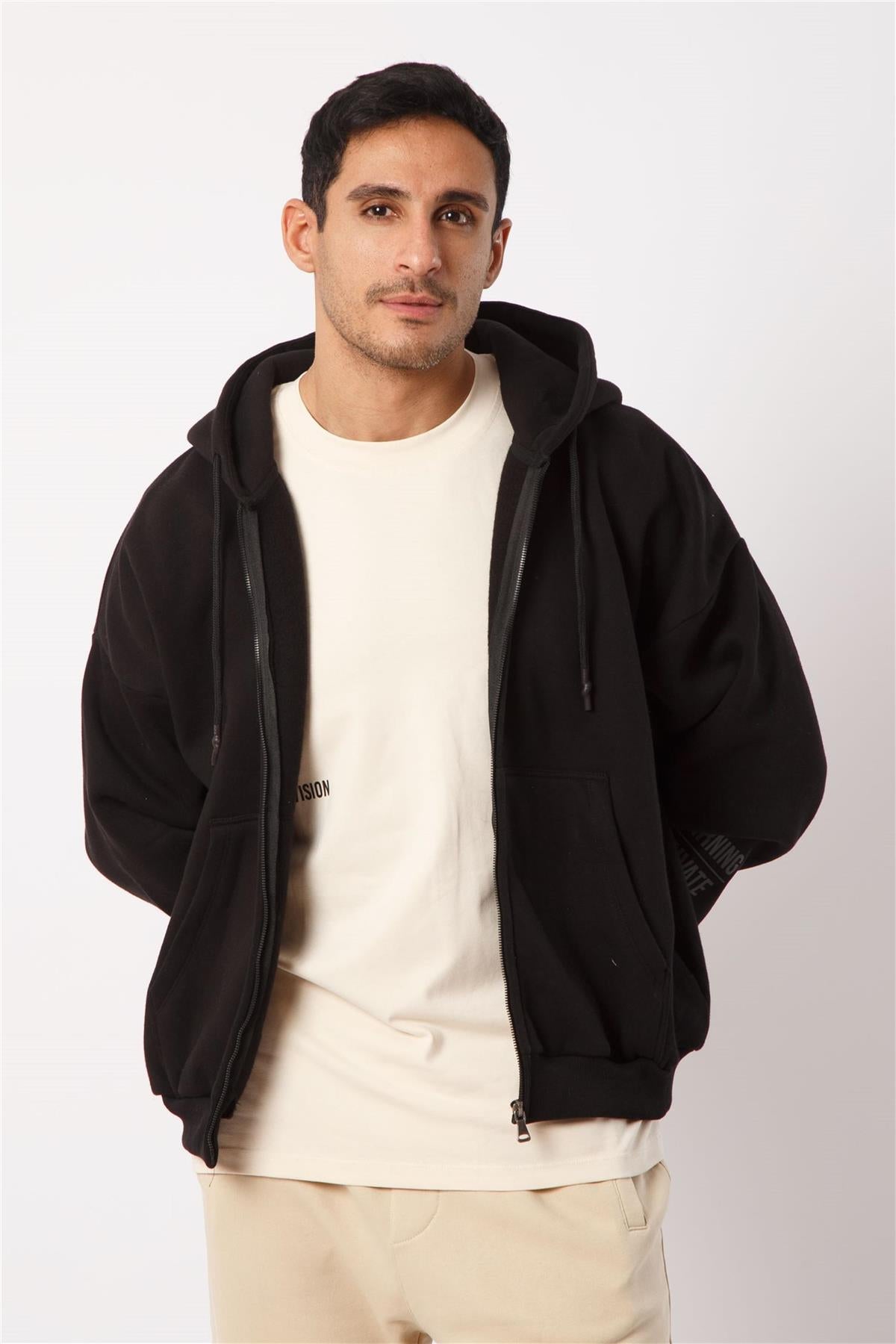 Men hoodie full zipper