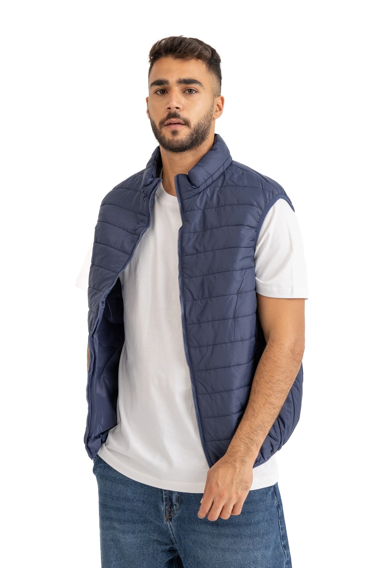 Waterproof vest with 2 hidden pockets